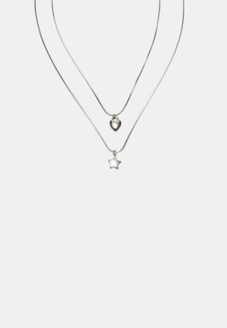 Sett med 2 vanntette stjerne- og hjertehalskjeder