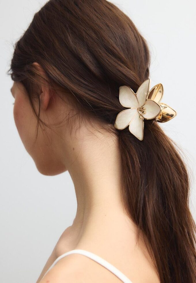 Sett med 3 blomsterklips