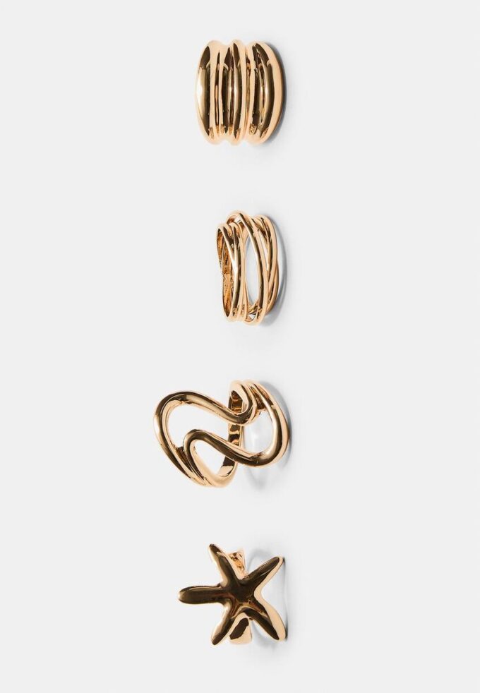 Sett med 4 stjerneringer