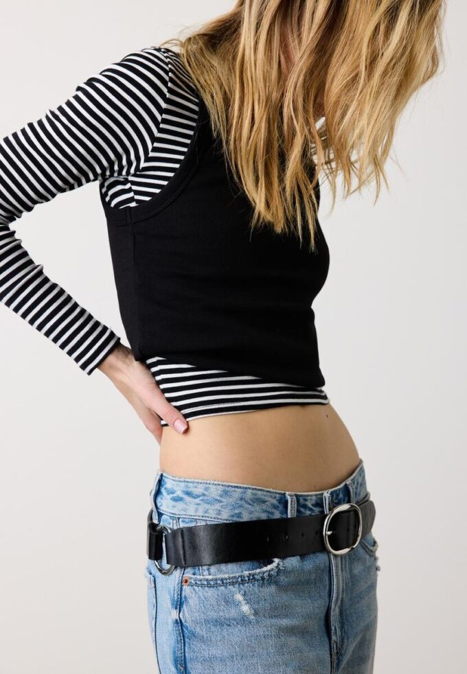 Sidebelte med spenne