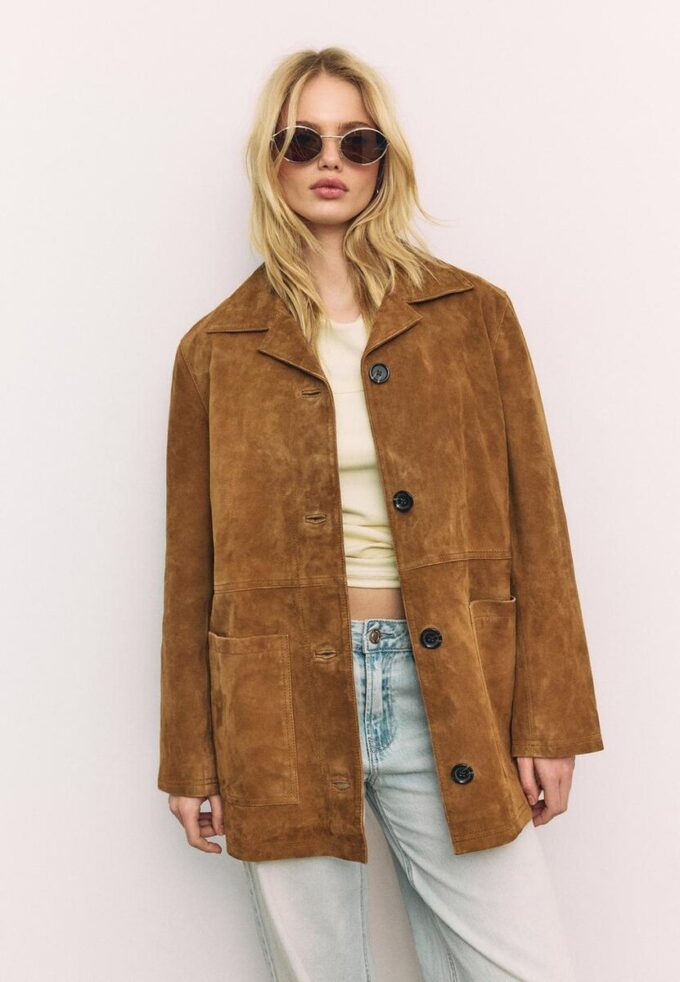 Skinnjakke med lommer