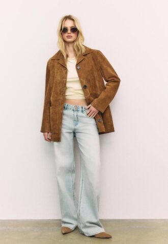 Skinnjakke med lommer