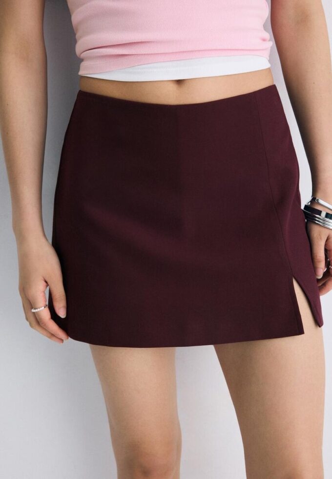 Skort med sidesliss