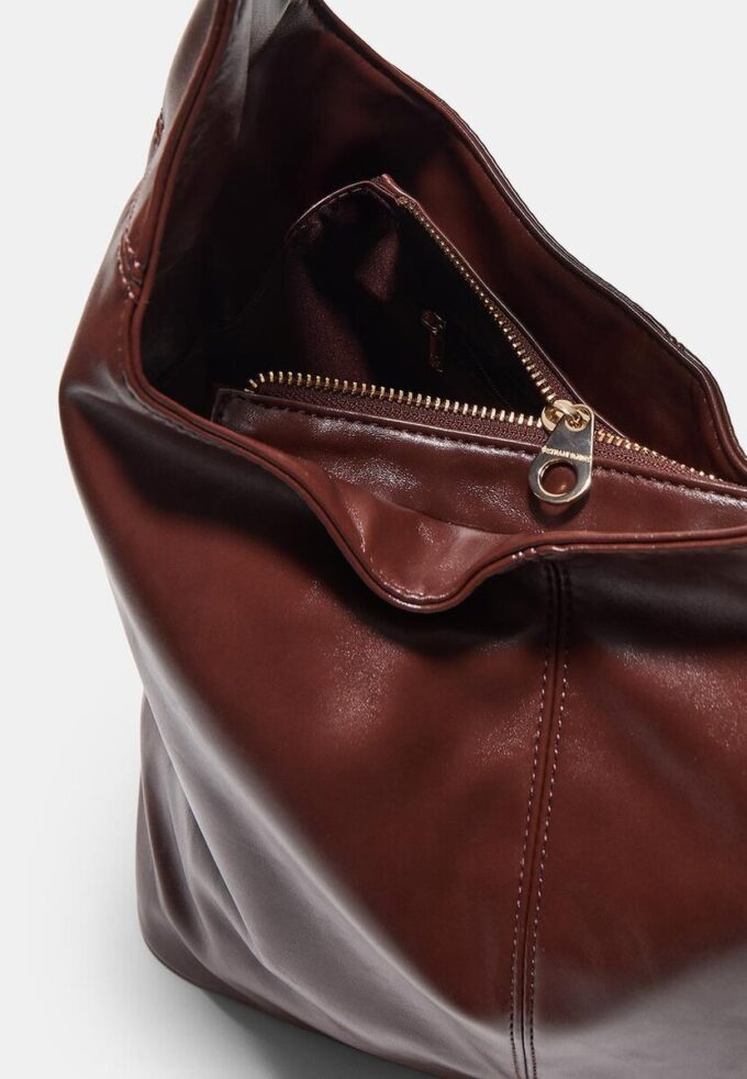 Skulderveske med glidelås