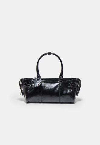 Skulderveske med hjerte-detalj