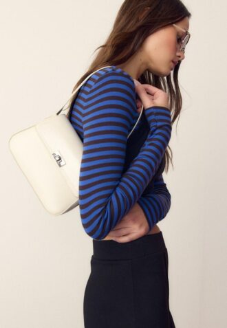 Skulderveske med klaff