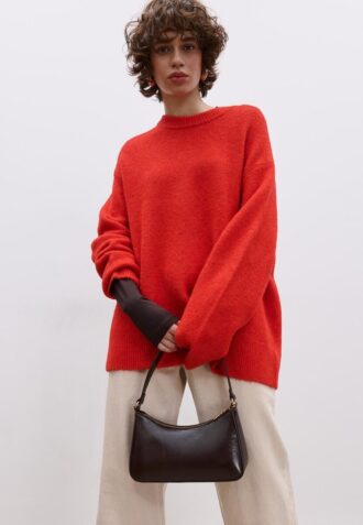 Skulderveske med lang kjede