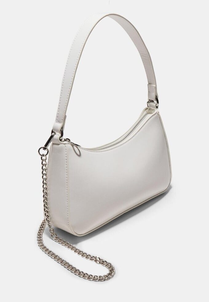 Skulderveske med lang kjede