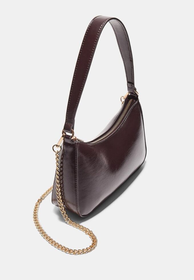 Skulderveske med lang kjede