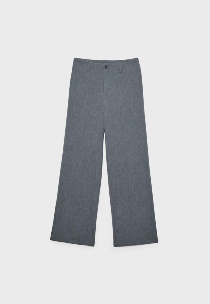 Slim fit-bukser med rett snitt