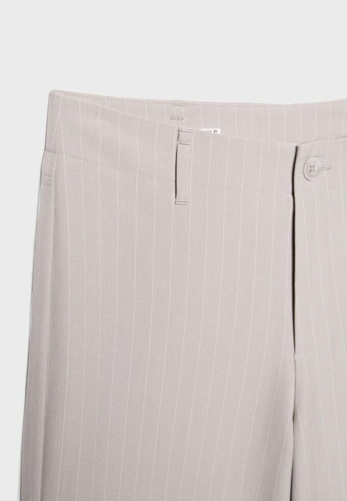 Slim fit-bukser med rett snitt