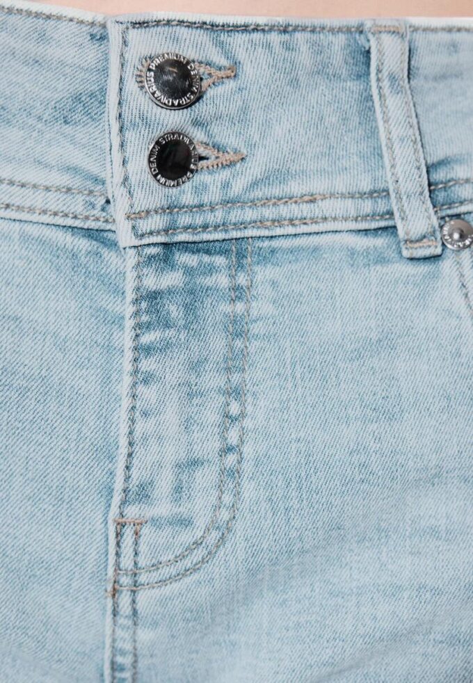 Slim fit-jeans med lav midje