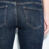 Slim fit-jeans med lav midje
