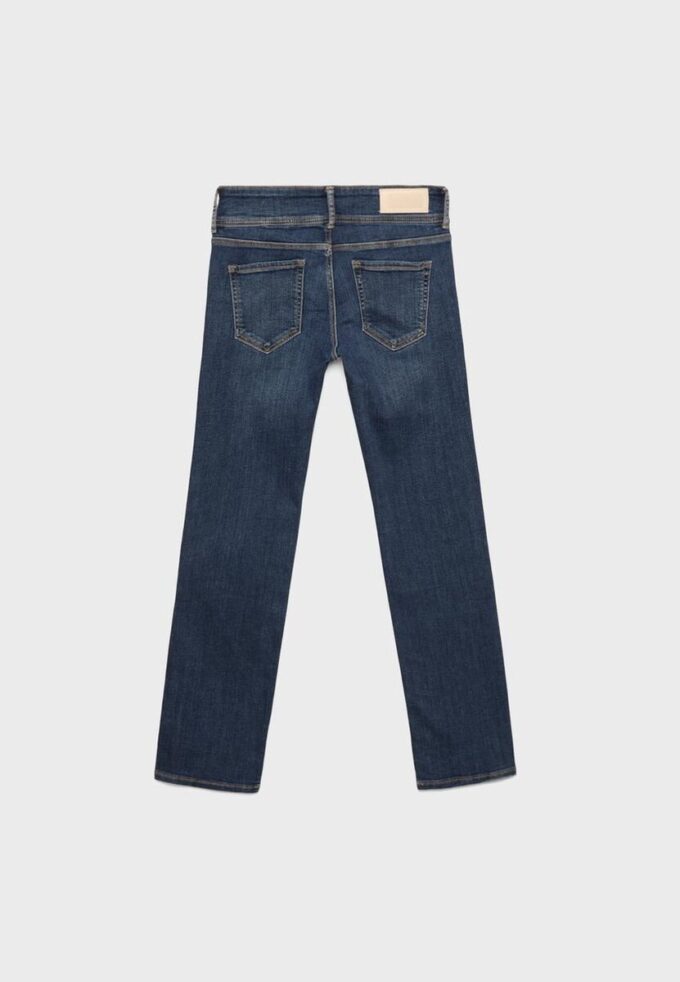Slim fit-jeans med lav midje