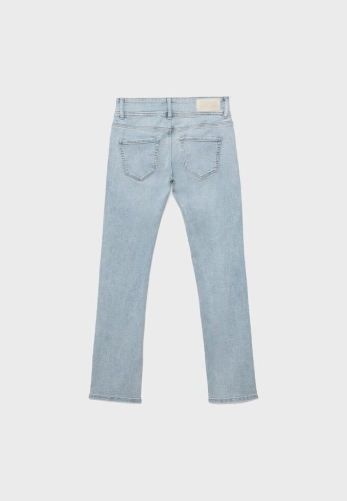 Slim fit-jeans med lav midje