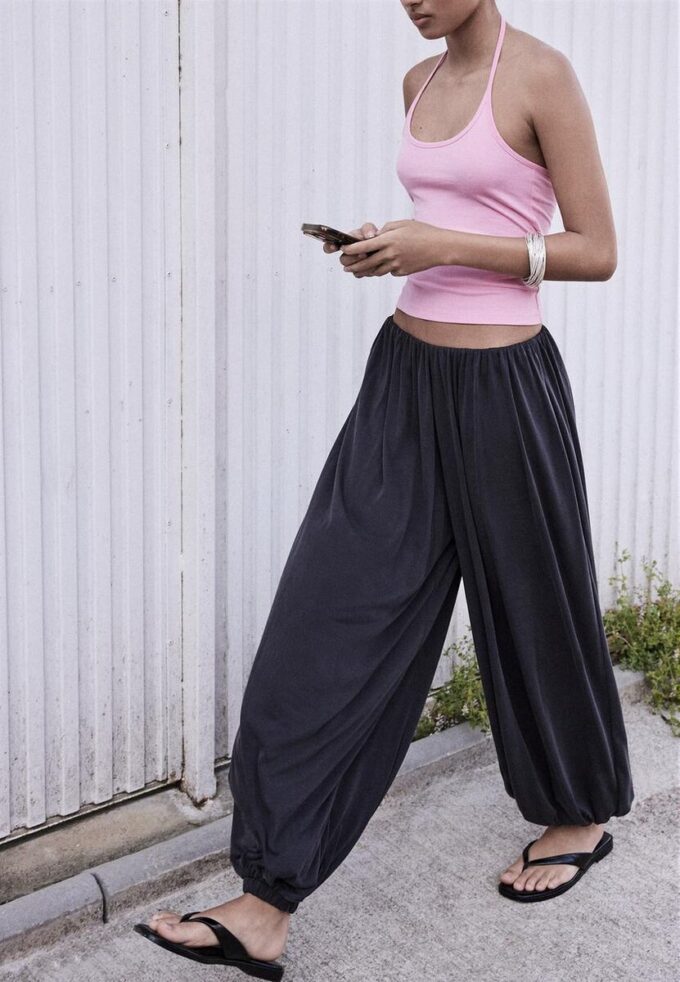 Soft-Touch-ballongbukser