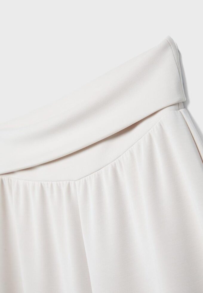 Soft-Touch Balloon joggebukse med oppbrettbar linning