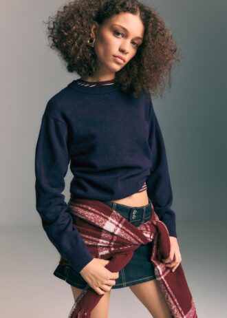 Soft-Touch Basisplagg strikket genser