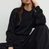 Soft-Touch Batwing Sleeve Sweatshirt