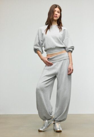 Soft-Touch Batwing Sleeve Sweatshirt