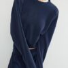 Soft-Touch Batwing Sleeve Sweatshirt