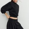 Soft-Touch Batwing Sleeve Sweatshirt