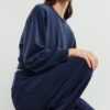 Soft-Touch Batwing Sleeve Sweatshirt