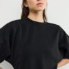 Soft-Touch Batwing Sleeve Sweatshirt