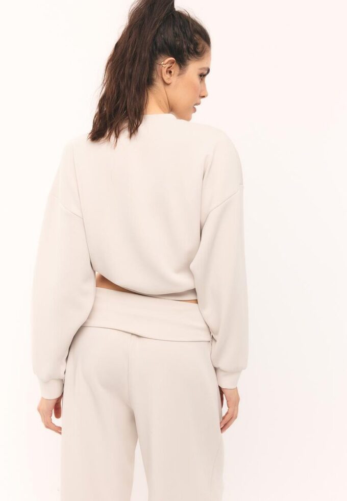 Soft-Touch Batwing Sleeve Sweatshirt