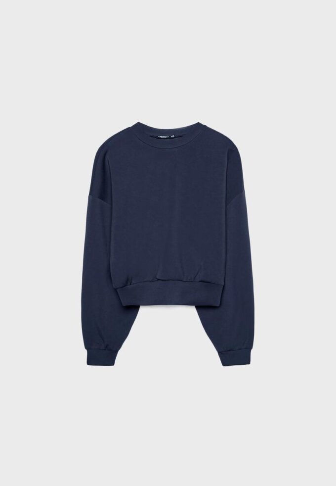 Soft-Touch Batwing Sleeve Sweatshirt