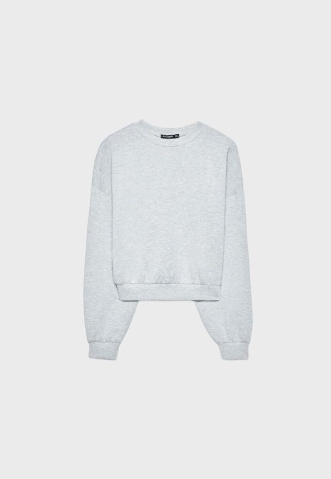 Soft-Touch Batwing Sleeve Sweatshirt