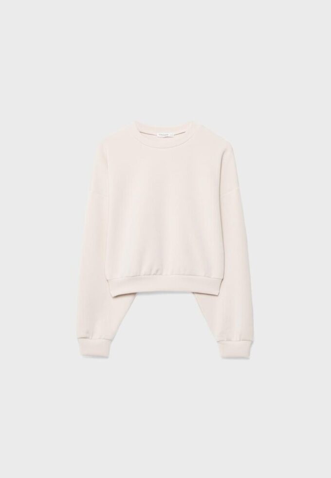 Soft-Touch Batwing Sleeve Sweatshirt