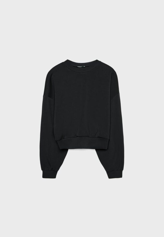 Soft-Touch Batwing Sleeve Sweatshirt