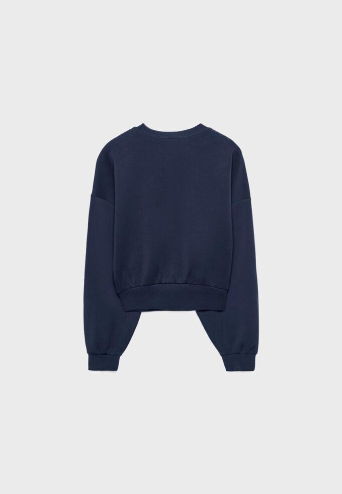 Soft-Touch Batwing Sleeve Sweatshirt