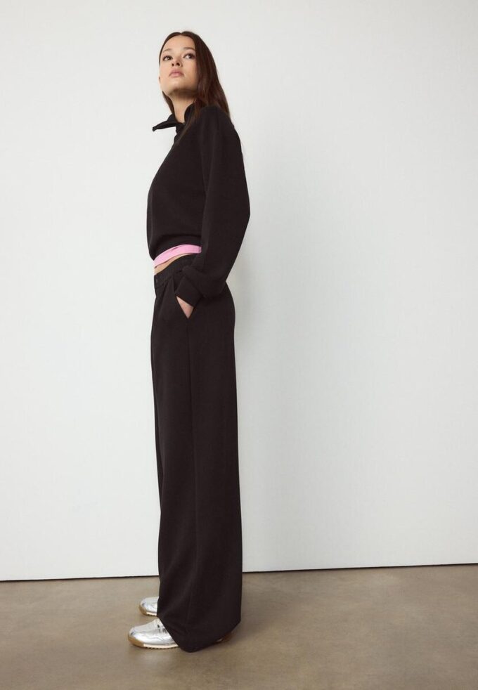 Soft-Touch-bukser med innsnitt