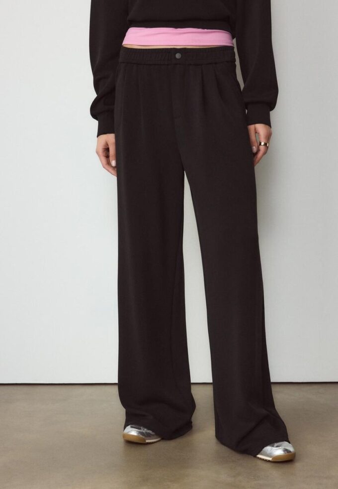 Soft-Touch-bukser med innsnitt