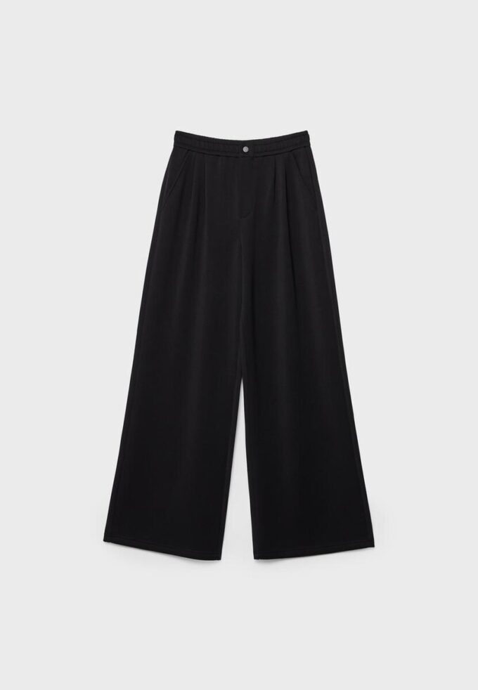 Soft-Touch-bukser med innsnitt