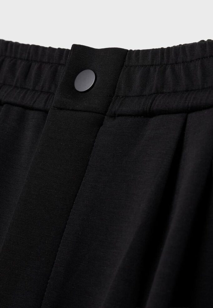 Soft-Touch-bukser med innsnitt