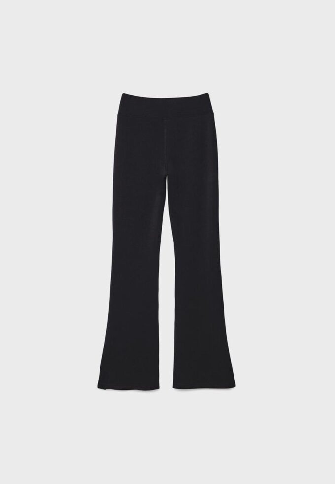 Soft-Touch-bukser med klokkebunn