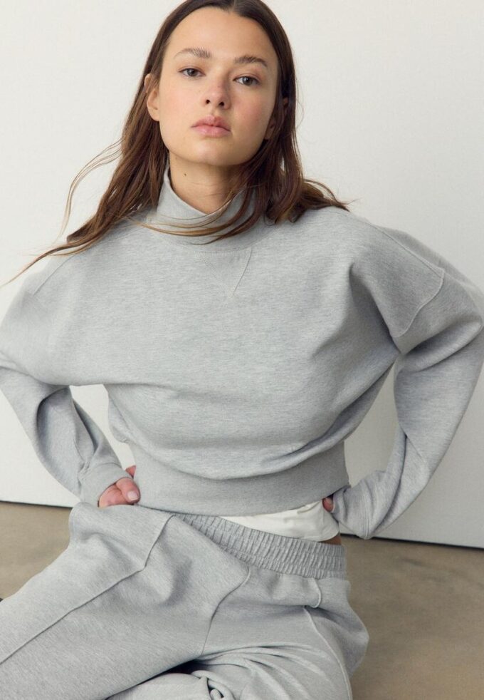 Soft-Touch Interlock-Sweatshirt