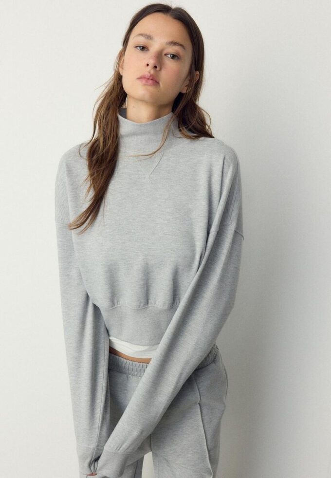 Soft-Touch Interlock-Sweatshirt