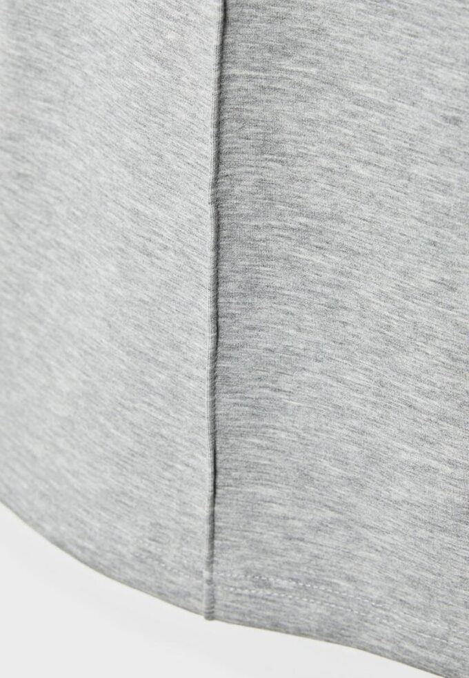 Soft-Touch joggebukse med Wide Leg og sømdetaljer foran