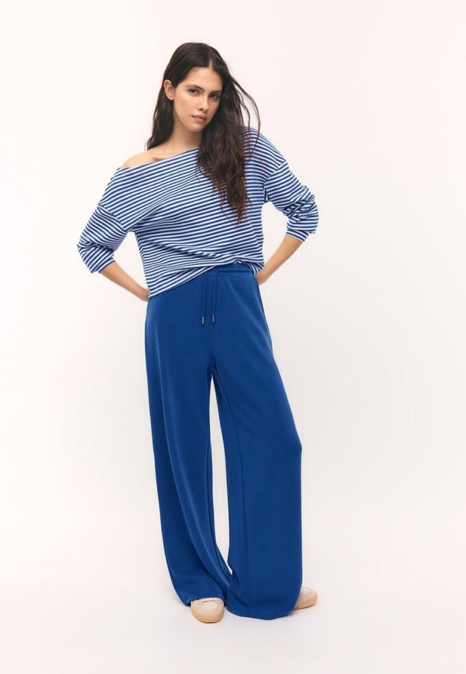 Soft-Touch Palazzo-joggebukse