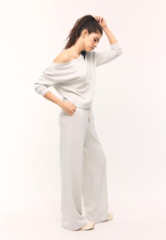 Soft-Touch Palazzo-joggebukse