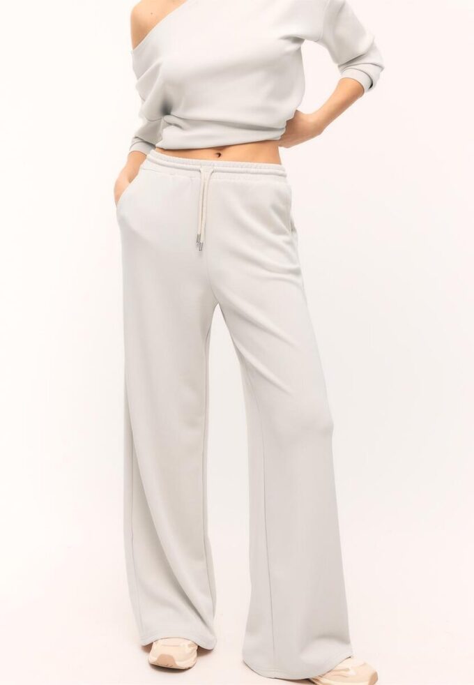 Soft-Touch Palazzo-joggebukse