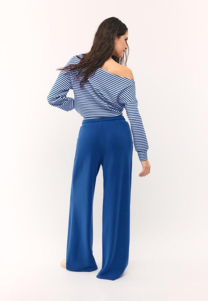 Soft-Touch Palazzo-joggebukse