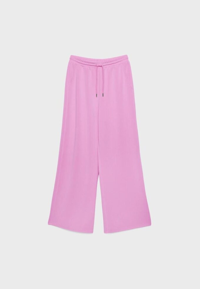 Soft-Touch Palazzo-joggebukse