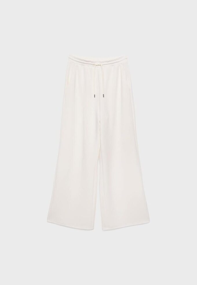 Soft-Touch Palazzo-joggebukse