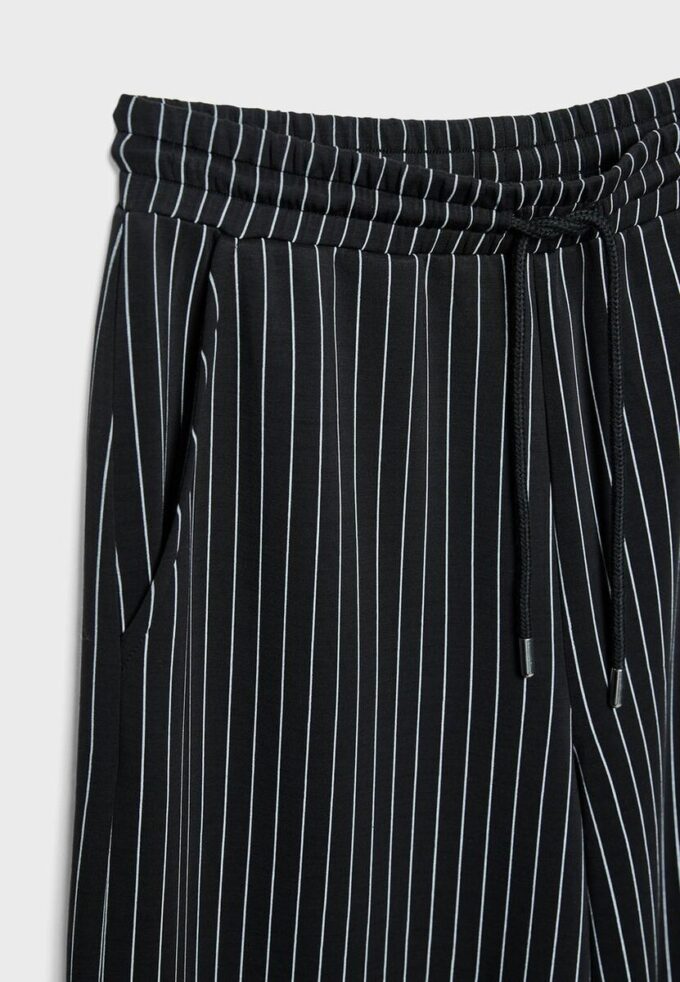 Soft-Touch Palazzo-joggebukse