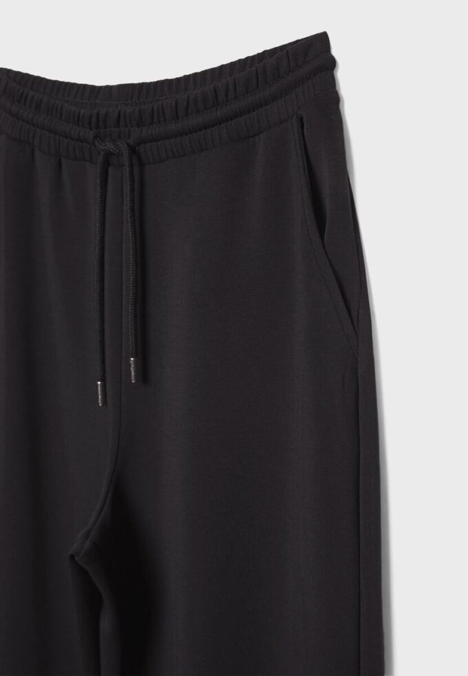 Soft-Touch Palazzo-joggebukse